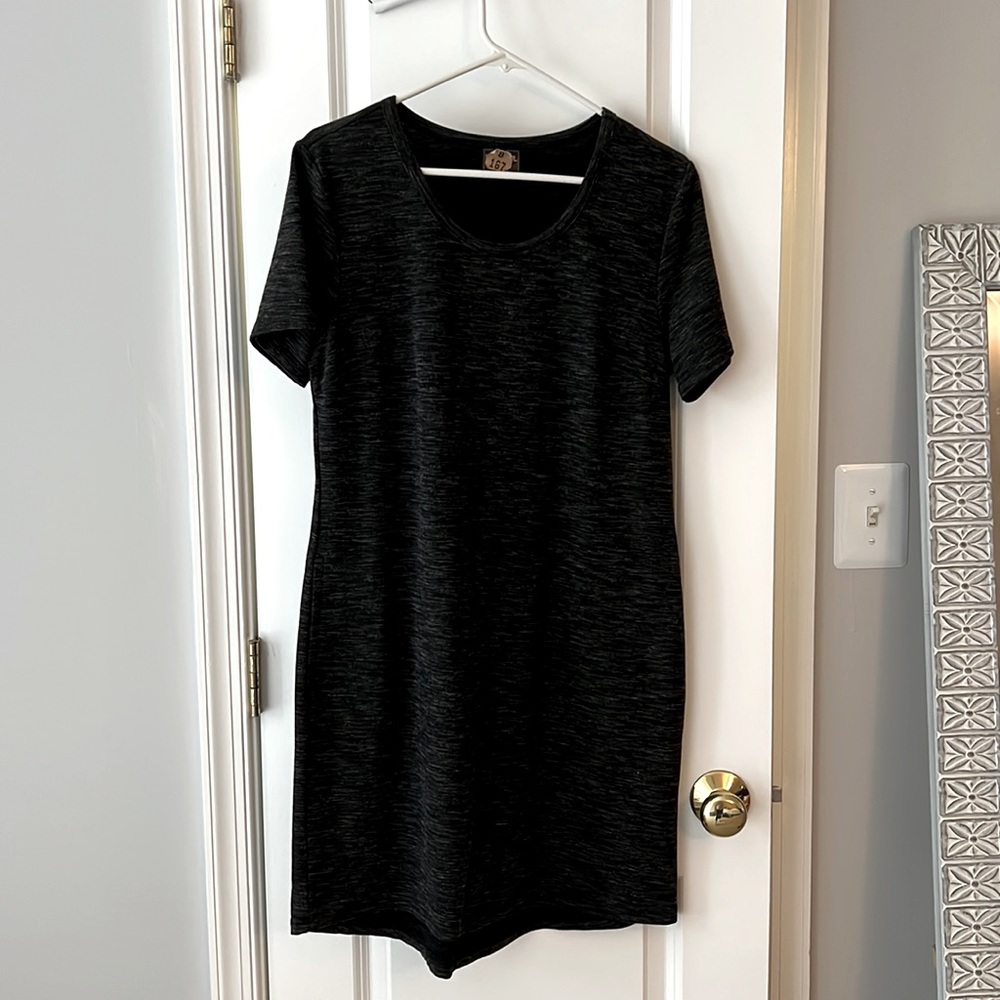 Super cute black sweater dress